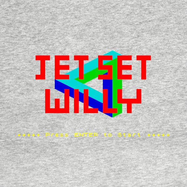 Jet Set Willy ZX Spectrum title by conform